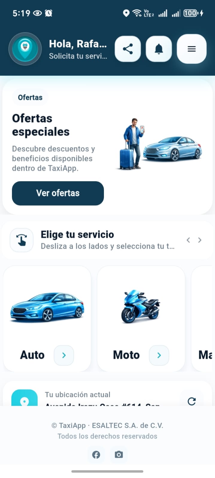 Viaje con descuento para nuevos pasajeros